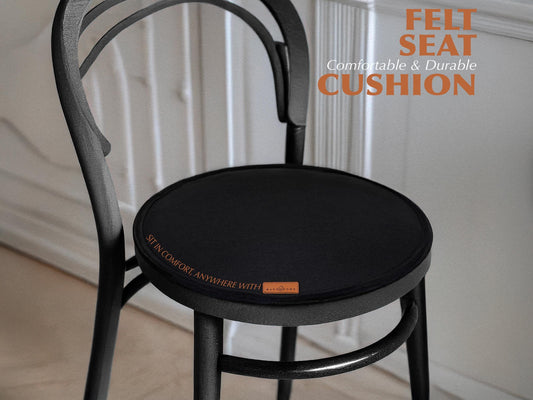 Felt Seat Cushion for Indoor and Outdoor | Home Decor Chair Pad | Durable and Comfortable Felt Cushion with Fiber Filling