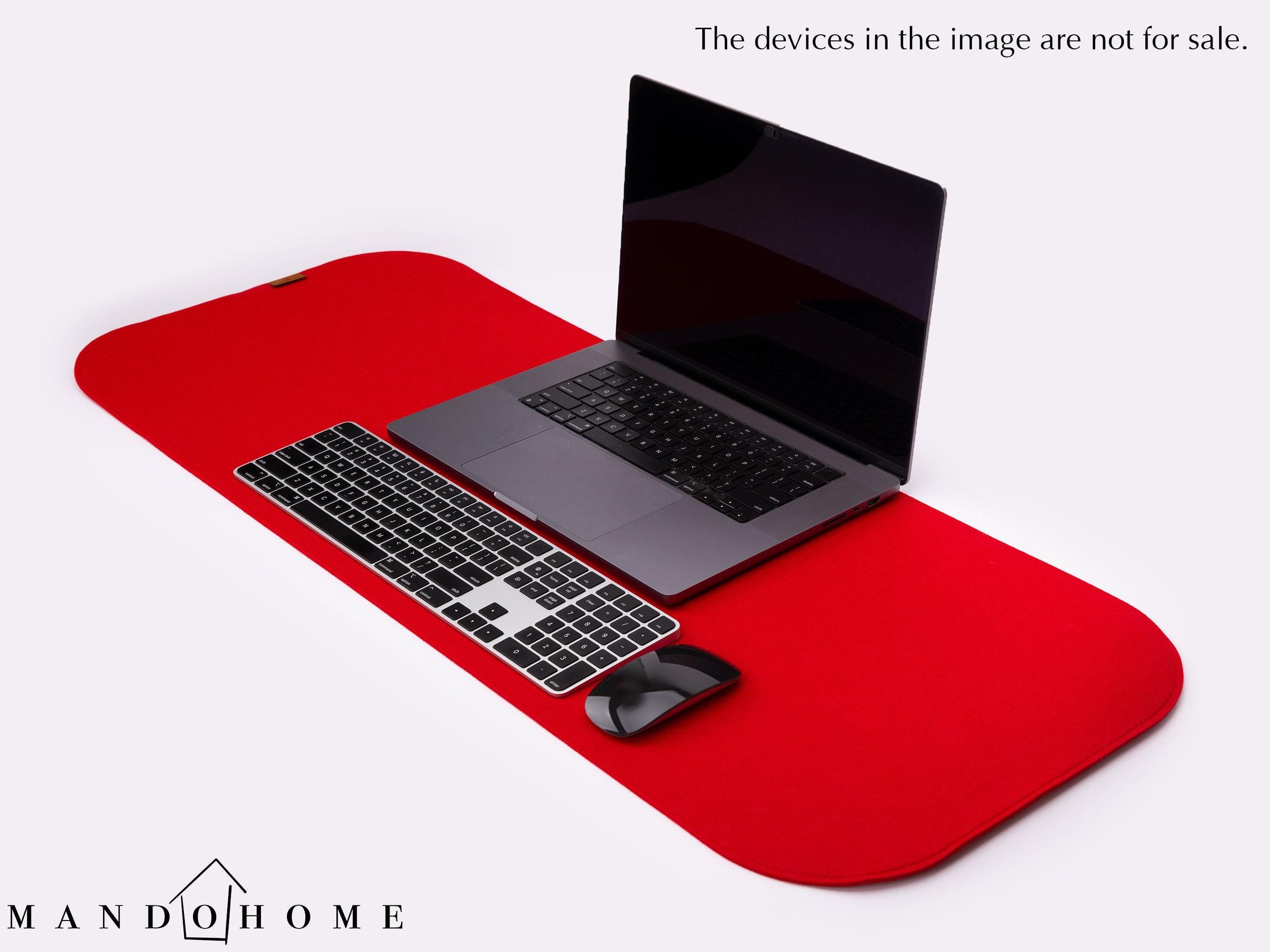 Customizable Felt Desk Mat – Large Office Desk Pad, 20 Colors