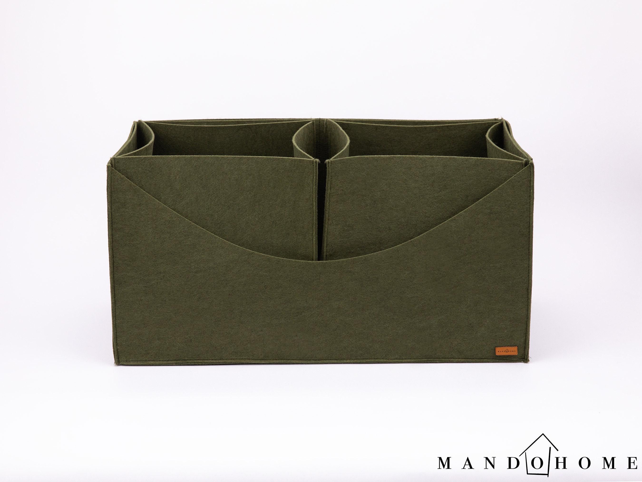 Elegant Felt Storage -  Organizer Bin - Custom Size, 20 Colors, Housewarming Gift, Versatile Home & Office Organization Solution