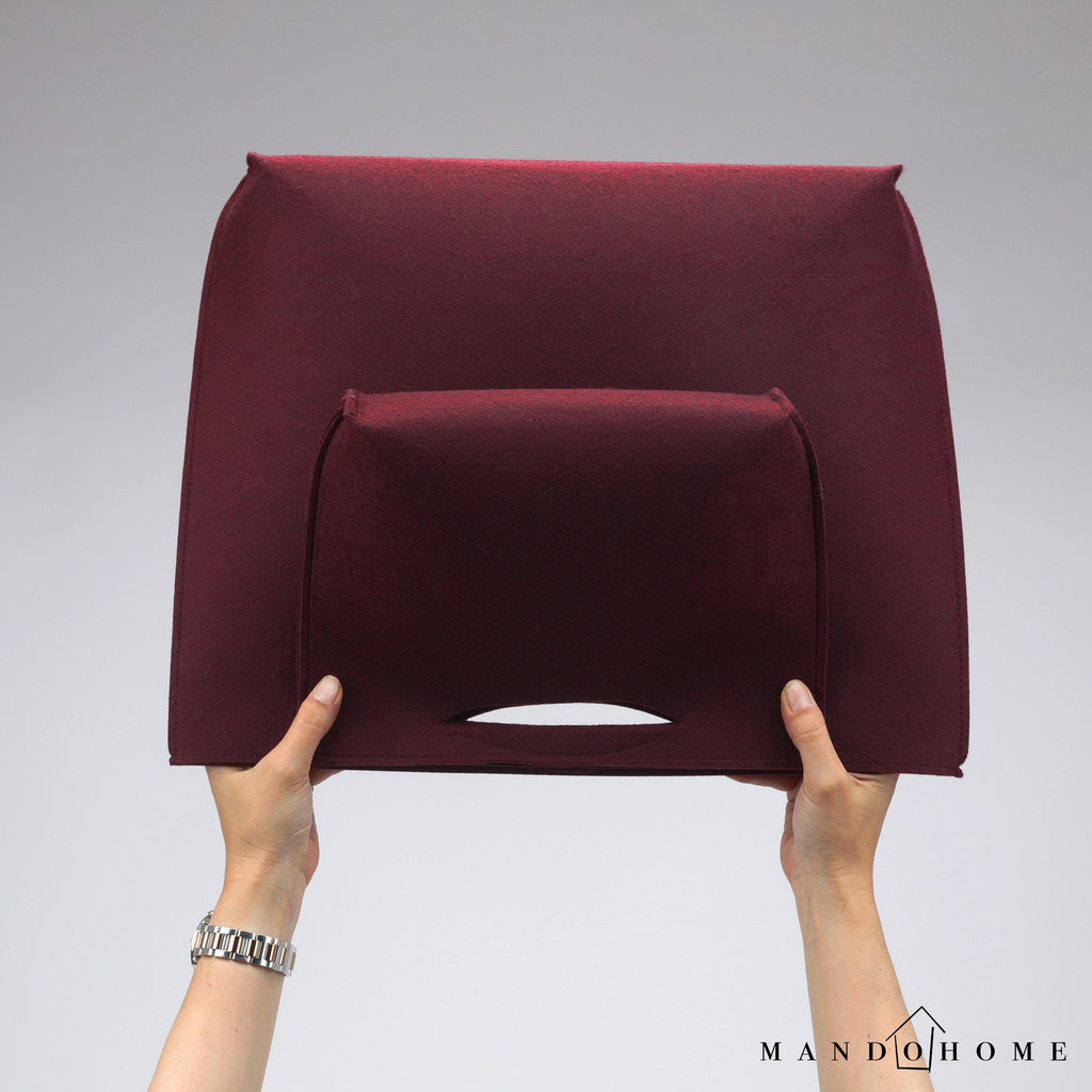 Minimalist Felt Tote Bag | Laptop, Beach, Shopping Carrier