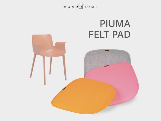 Piuma Chair Cushion – Felt Seat Pad with Non Slip Option