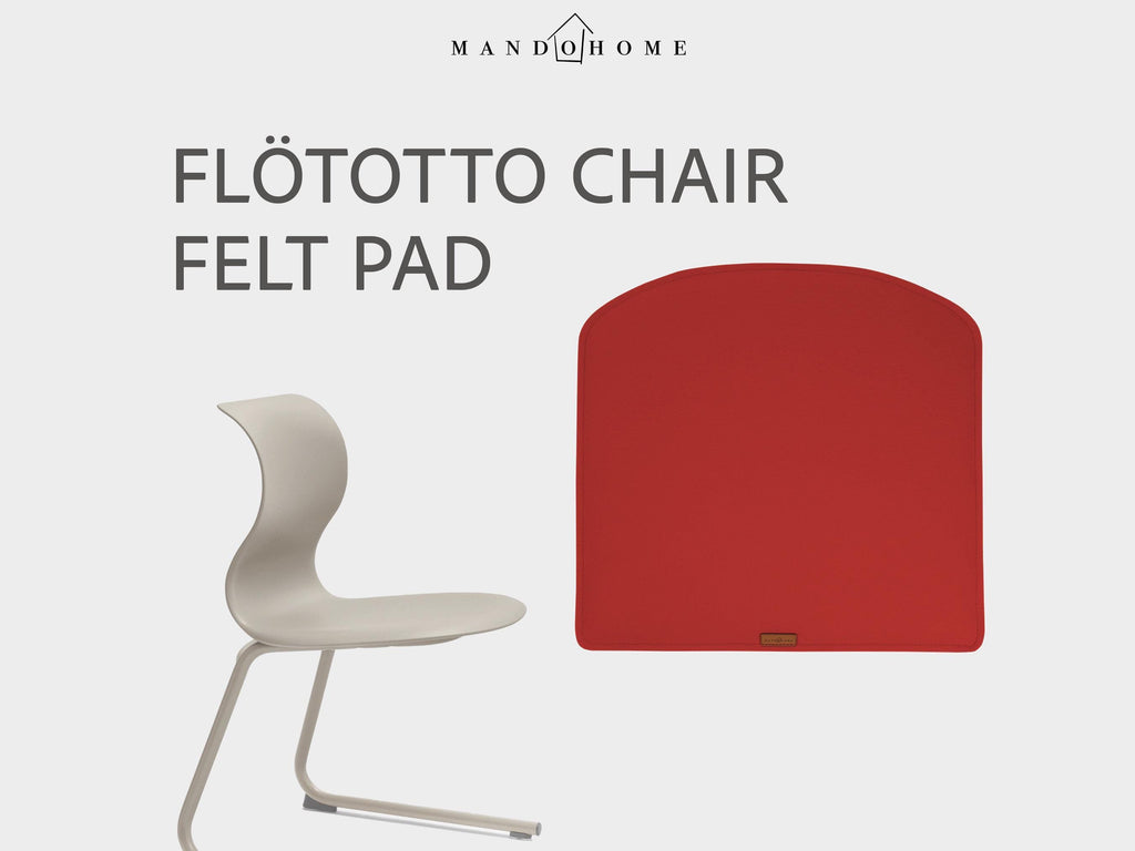Flototto Chair Felt Pad Cushion: Comfortable Foam-Filled Seat Protector with 36 Color Options