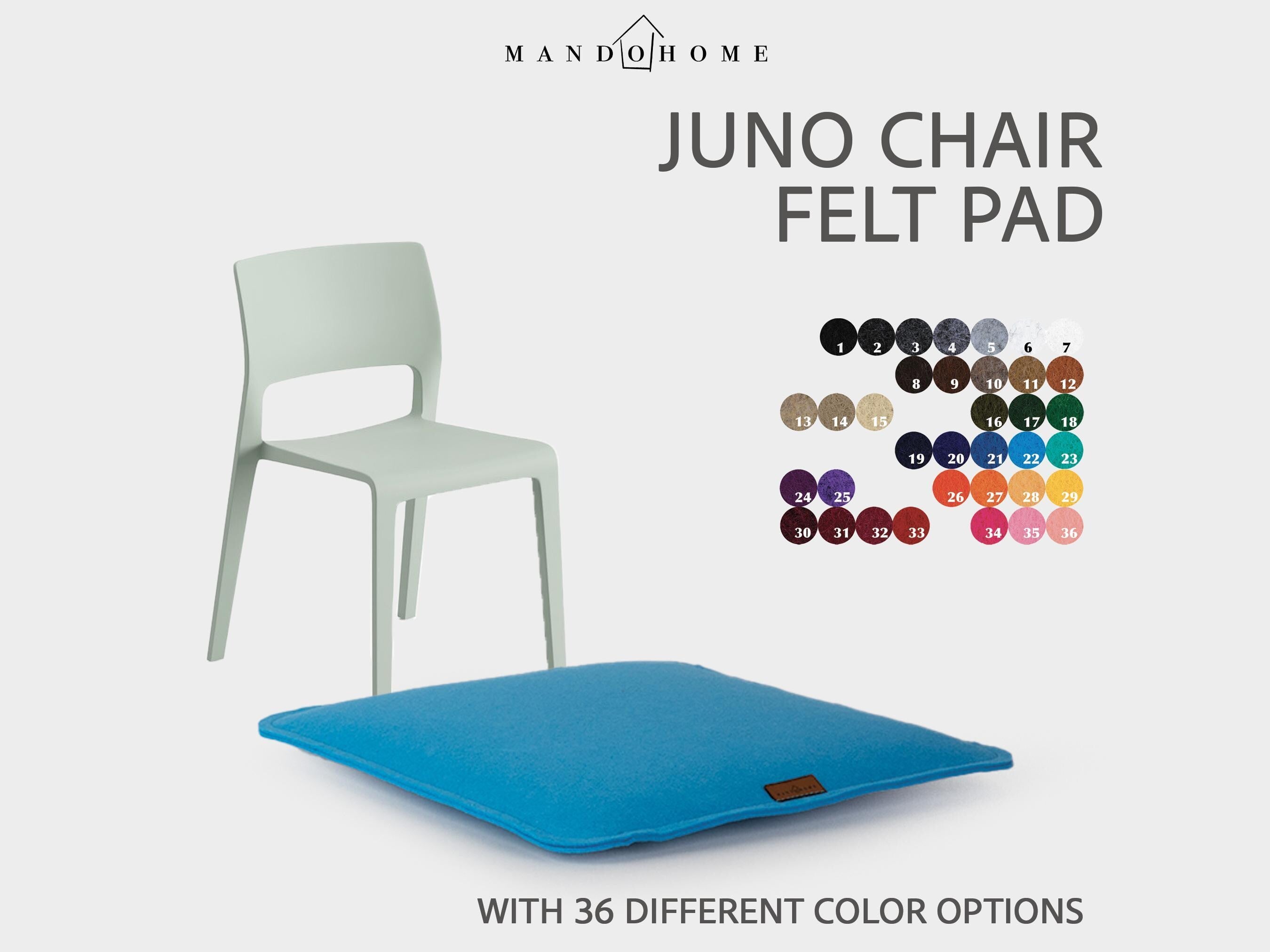 Juno Chair Cushion – Felt Seat Pad with Non Slip Option