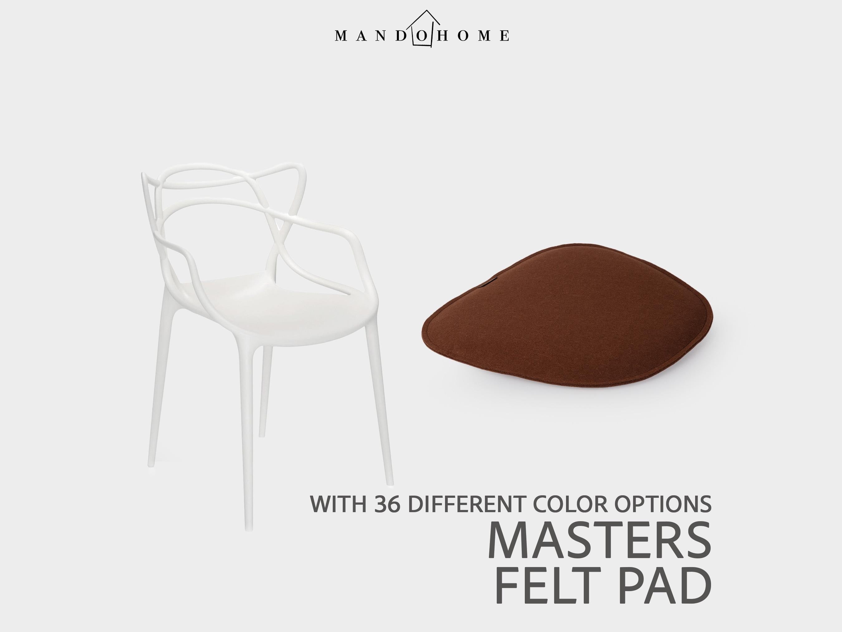 Masters Chair Cushion – Felt Seat Pad with Non Slip Option