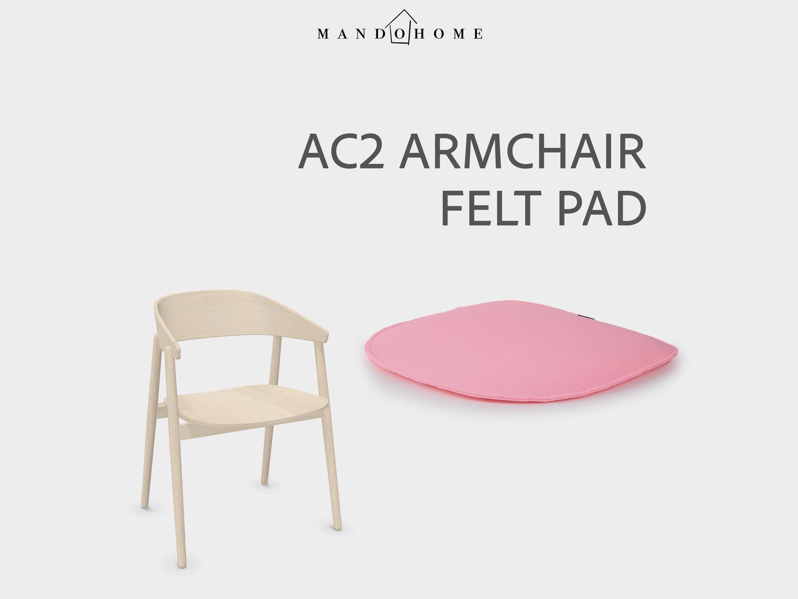 Customizable Felt Seat Cushion for Ander. AC2 Armchair - 36 Colors, Comfort & Protection