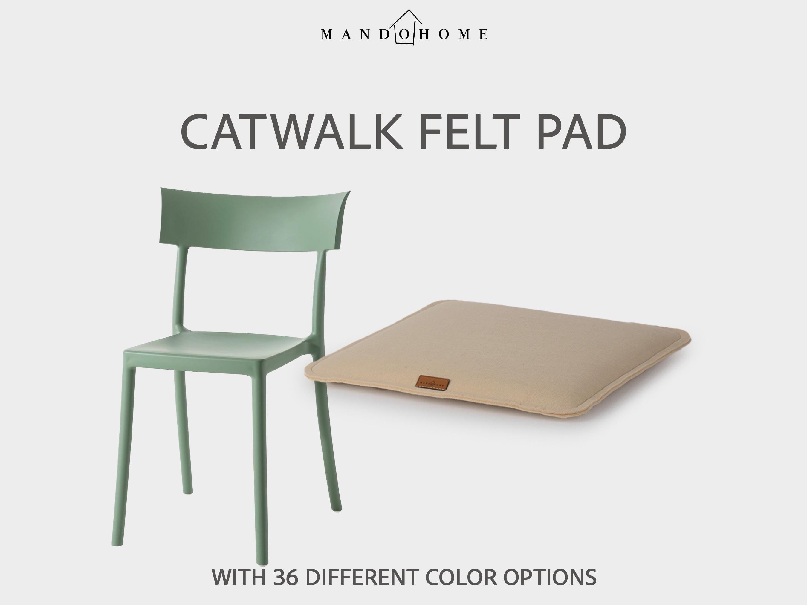 Customizable Felt Seat Cushion for Kart. Catwalk Chair - 36 Colors, Comfort & Protection