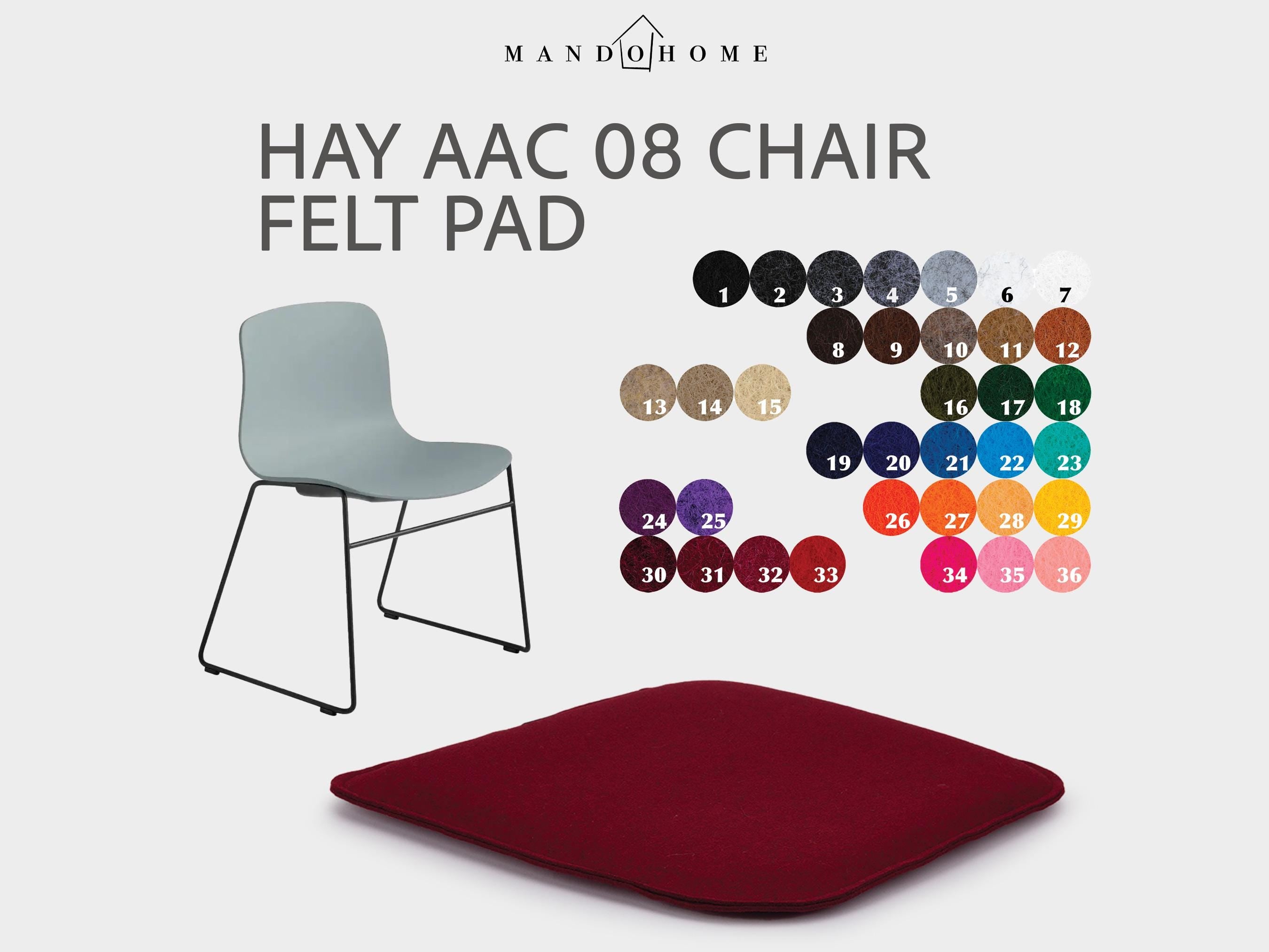 Blu. Clutch Chair Cushion – Felt Seat Pad with Non Slip Option