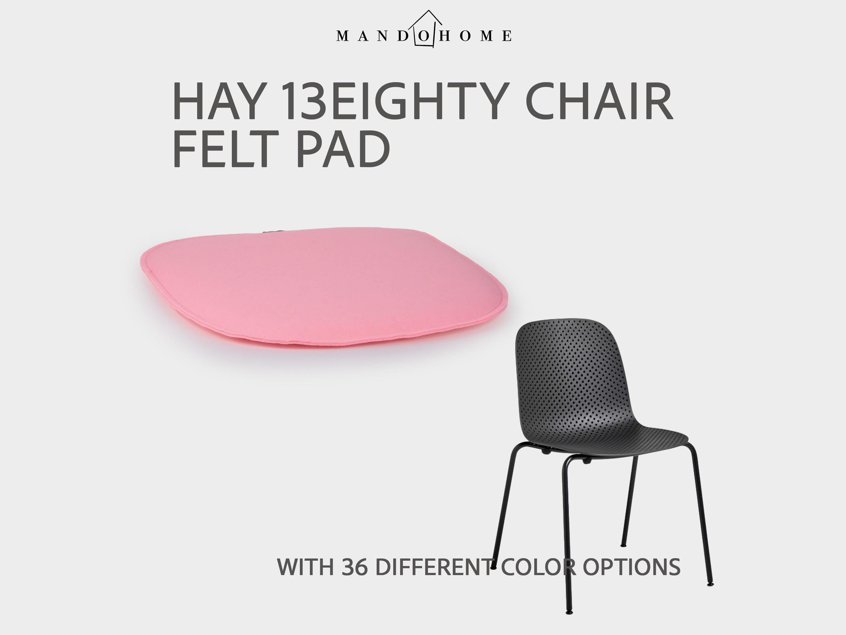 Hay 13Eighty Chair Cushion, 2mm Felt Seat Pad, 36 Colors, Non Slip Option