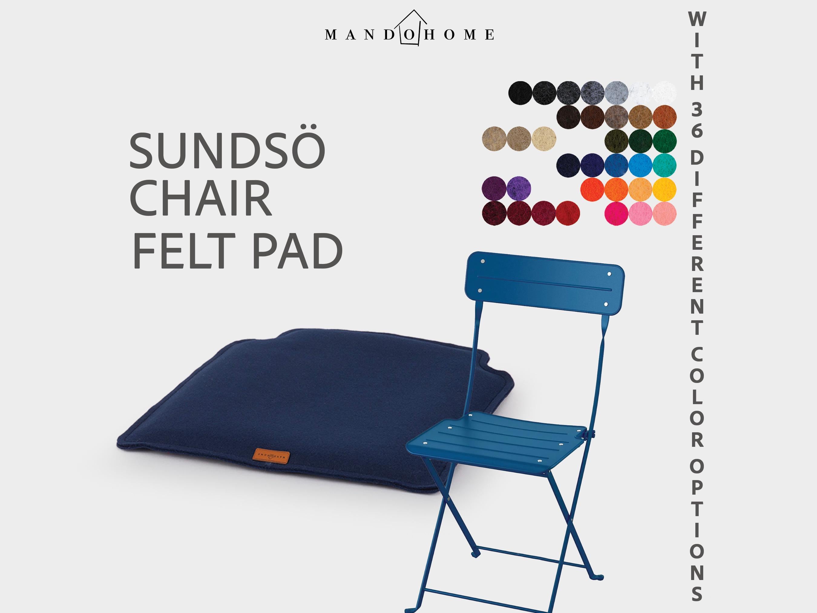 Custom Felt Chair Cushion: Durable, Wipeable, Everyday Comfort - SUNDSÖ