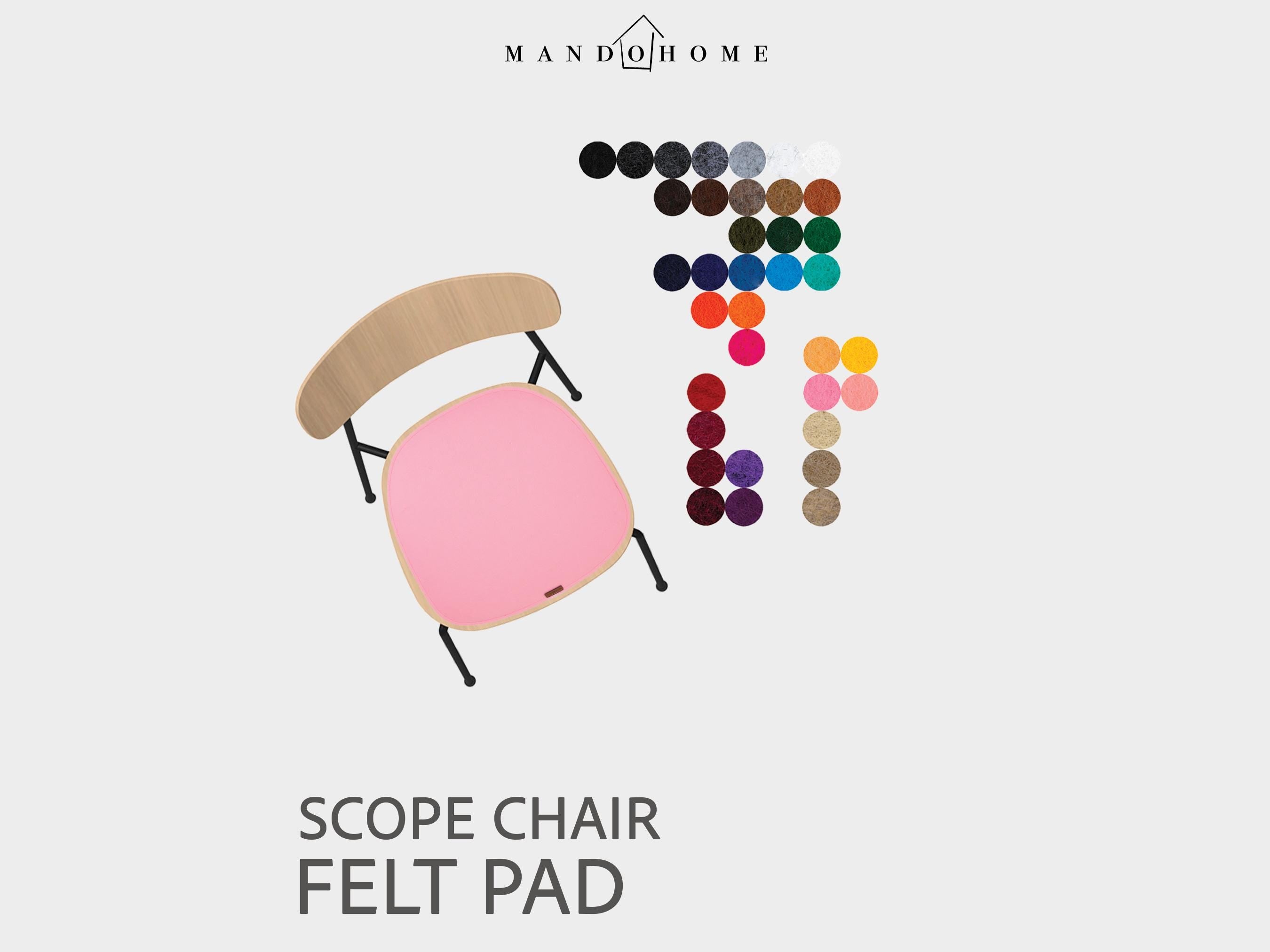 Custom Felt Scope Chair Cushion | Durable Sponge Seat Pad, Indoor Outdoor