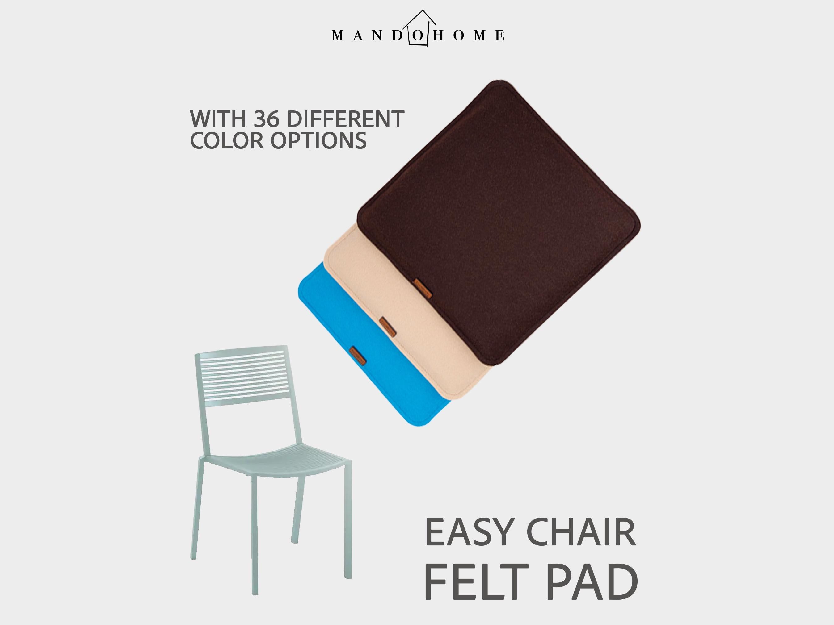 Easy Chair Cushion – Felt Seat Pad with Non Slip Option