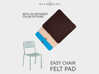 Easy Chair Cushion – Felt Seat Pad with Non Slip Option
