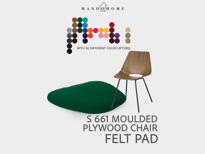 Tho S661 Chair Cushion – Felt Seat Pad with Non Slip Option