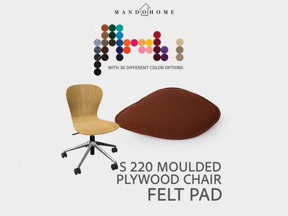 Tho. S-220 Chair Cushion – Felt Seat Pad with Non Slip Option