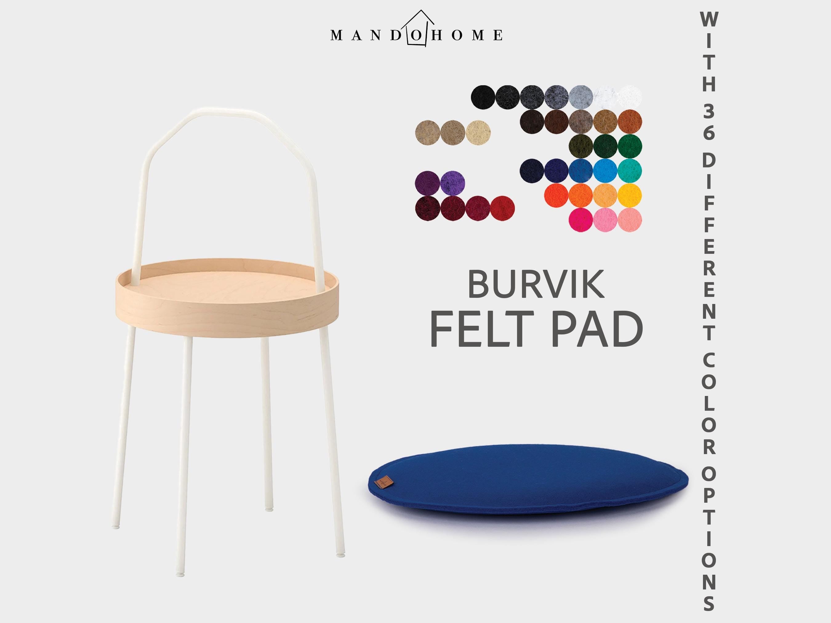 Felt Seat Cushion for Burvik: Custom Size Dining, Stool, Bench