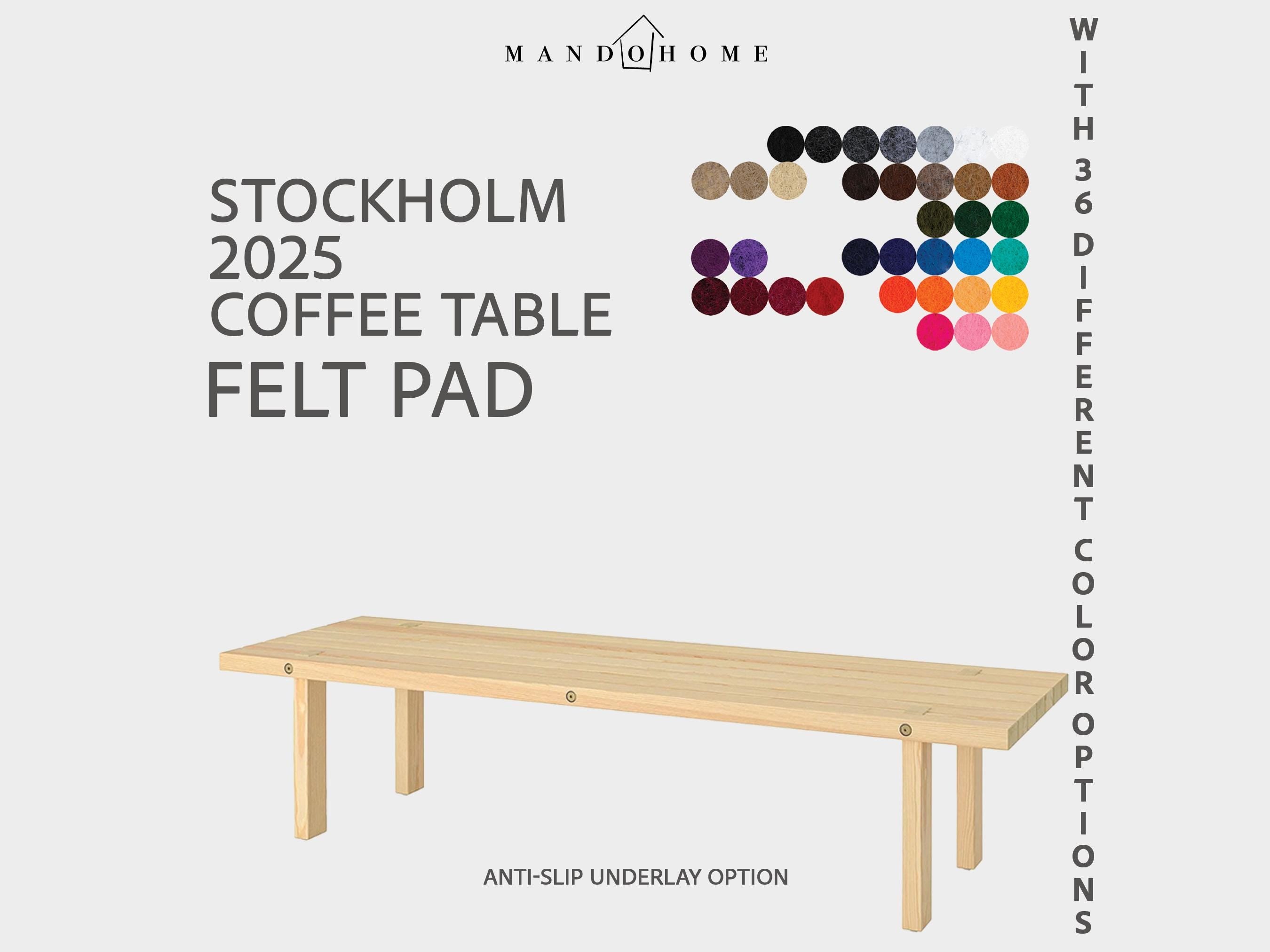 Customizable Felt Coffee Table Cushion: Stockholm 2025 - Modern Padded Seating for Benches & Entryways
