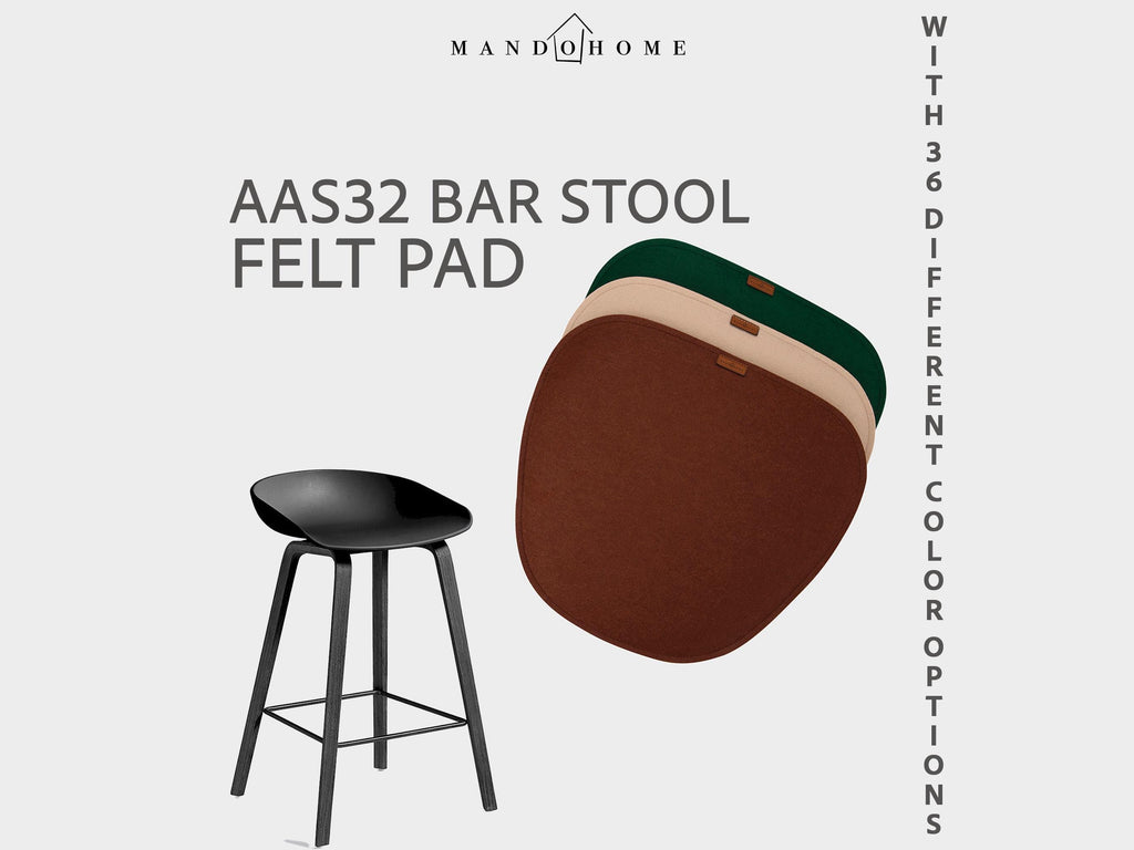 AAS32 Chair Felt Cushion | 2mm Double Felt Layers, 36 Colors, Non-Slip Option
