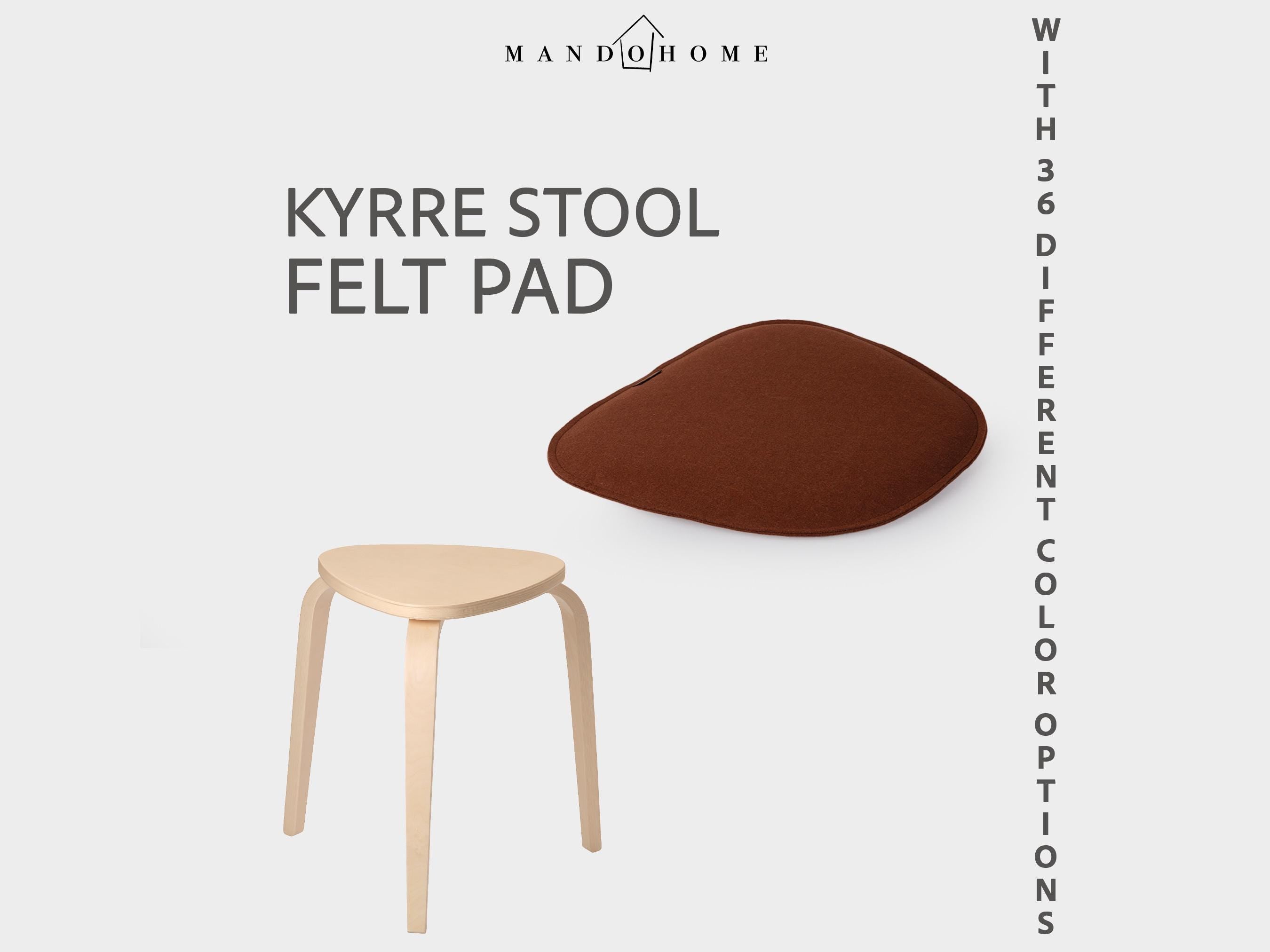 KYRRE Chair Felt Cushion | 2mm Double Felt Layers, 36 Colors, Non-Slip Option