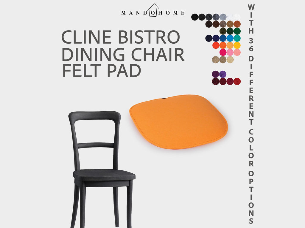 Cline Bistro Chair Felt Cushion