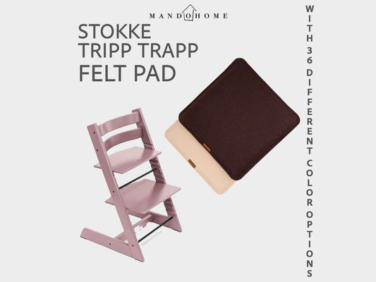 Stokke Tripp Trapp Felt Cushion | 2 mm Double Felt Layer, 36 Colors, Non-Slip Option