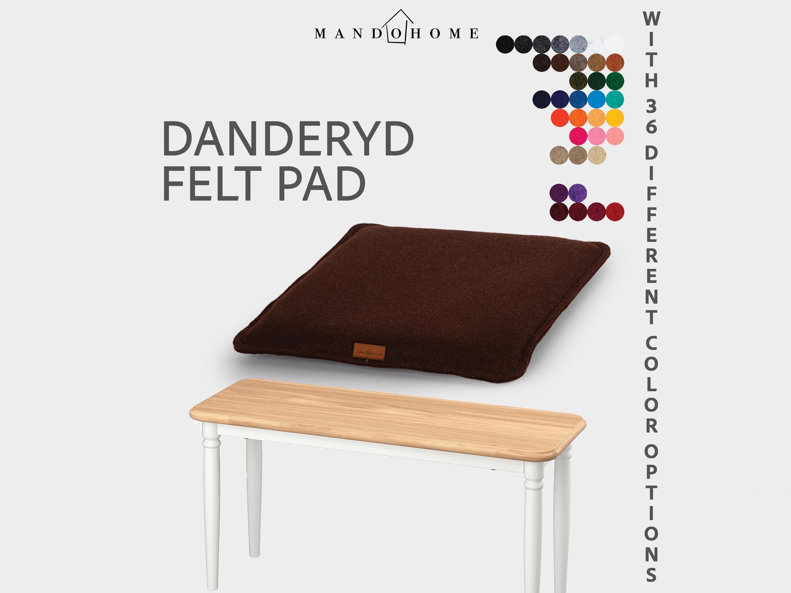 Danderyd Bench Felt Cushion | 2mm Double Felt Layers, 36 Colors, Non-Slip Option