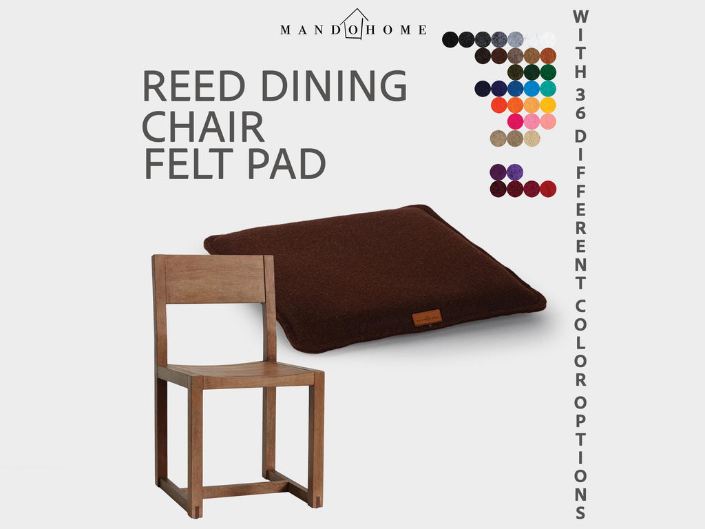 Reed Dining Chair Felt Cushion