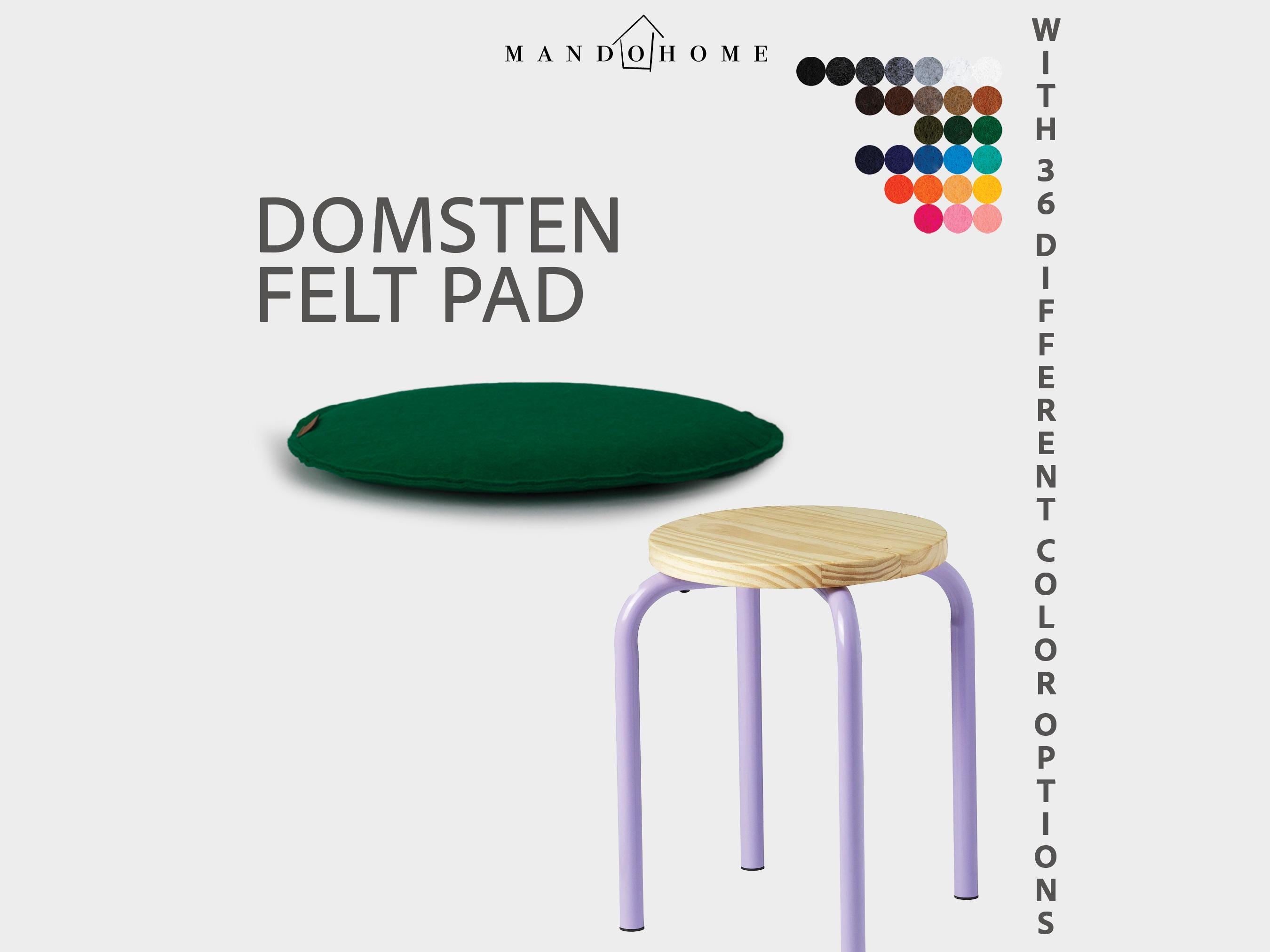 Domsten Chair Cushion, Felt Seat Pad with 36 Color Options