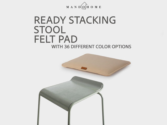 Felt Cushion for Ready Stacking Stool, Non-Slip Option, Custom Size Seat Pad