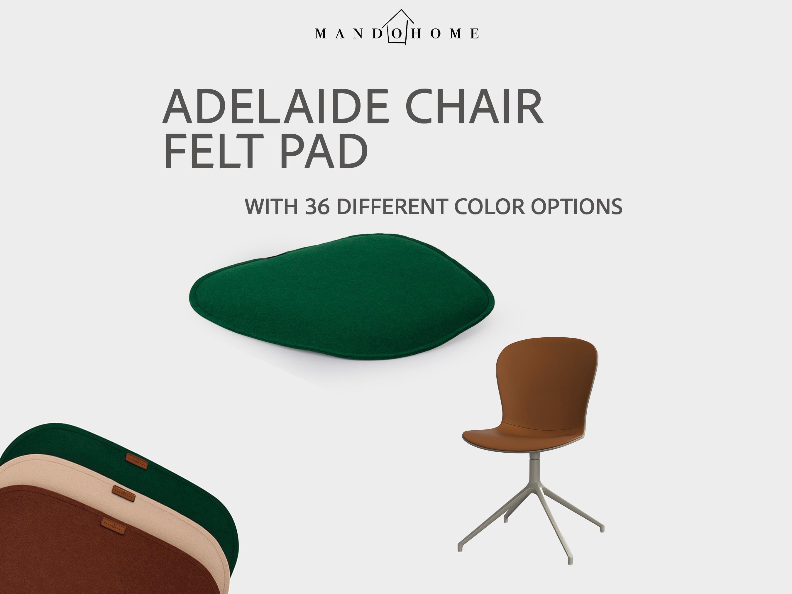 Felt Cushion for Adelaide Chair, Non-Slip Option, Custom Size Seat Pad