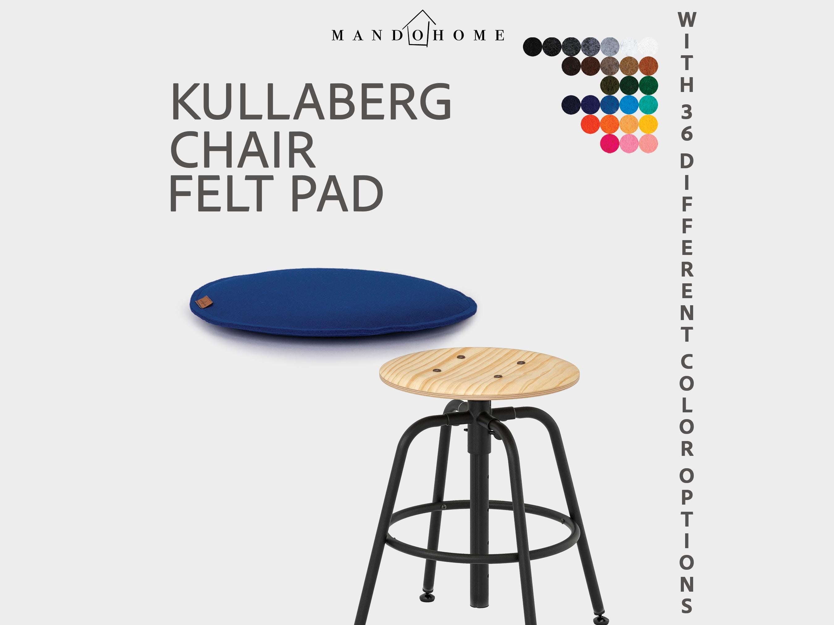 Kullaberg Chair Cushion, Felt Seat Pad with 36 Color Options