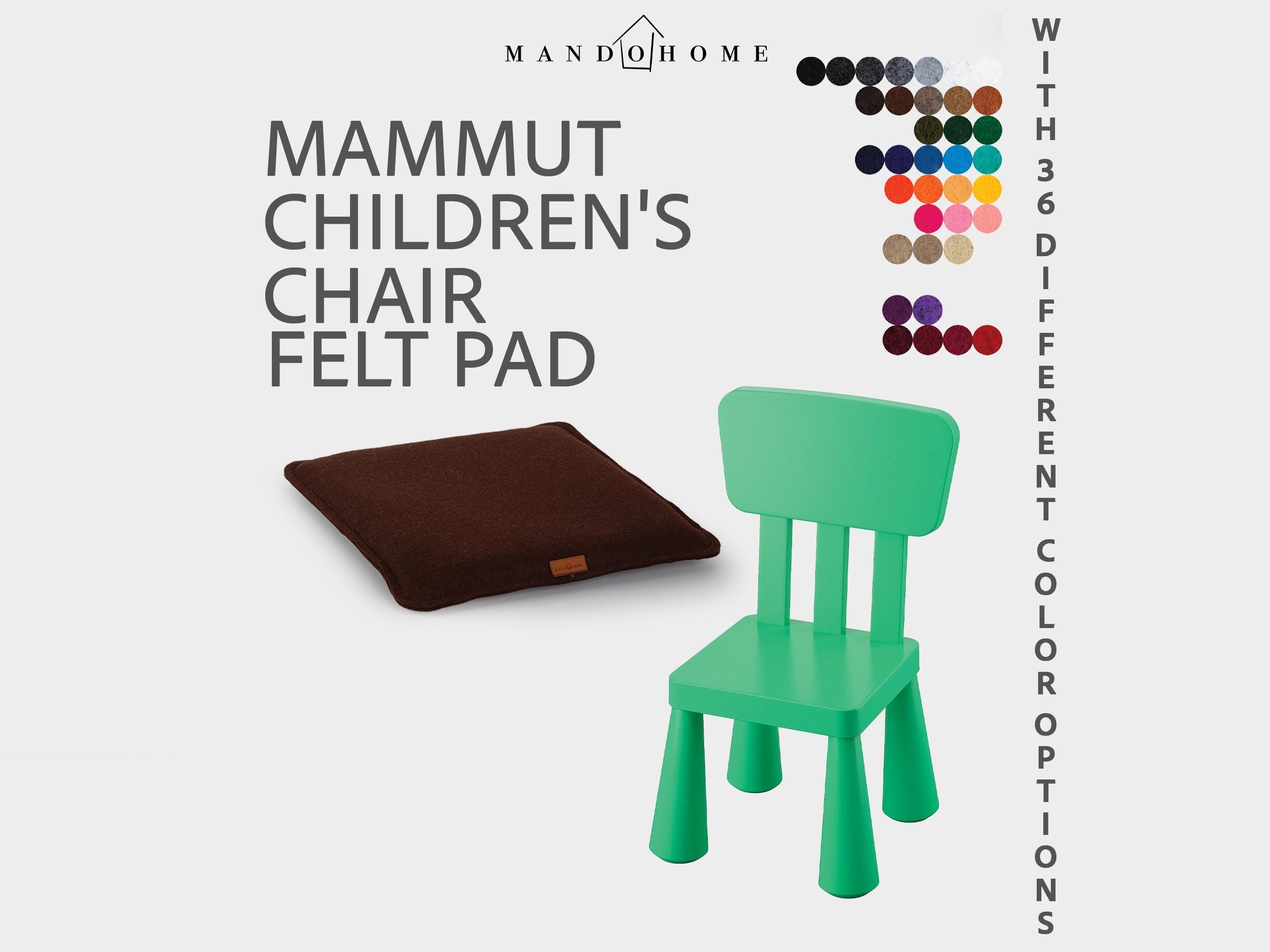 Mammut Kids Chair Cushion, Felt Seat Pad with Non-Slip Option