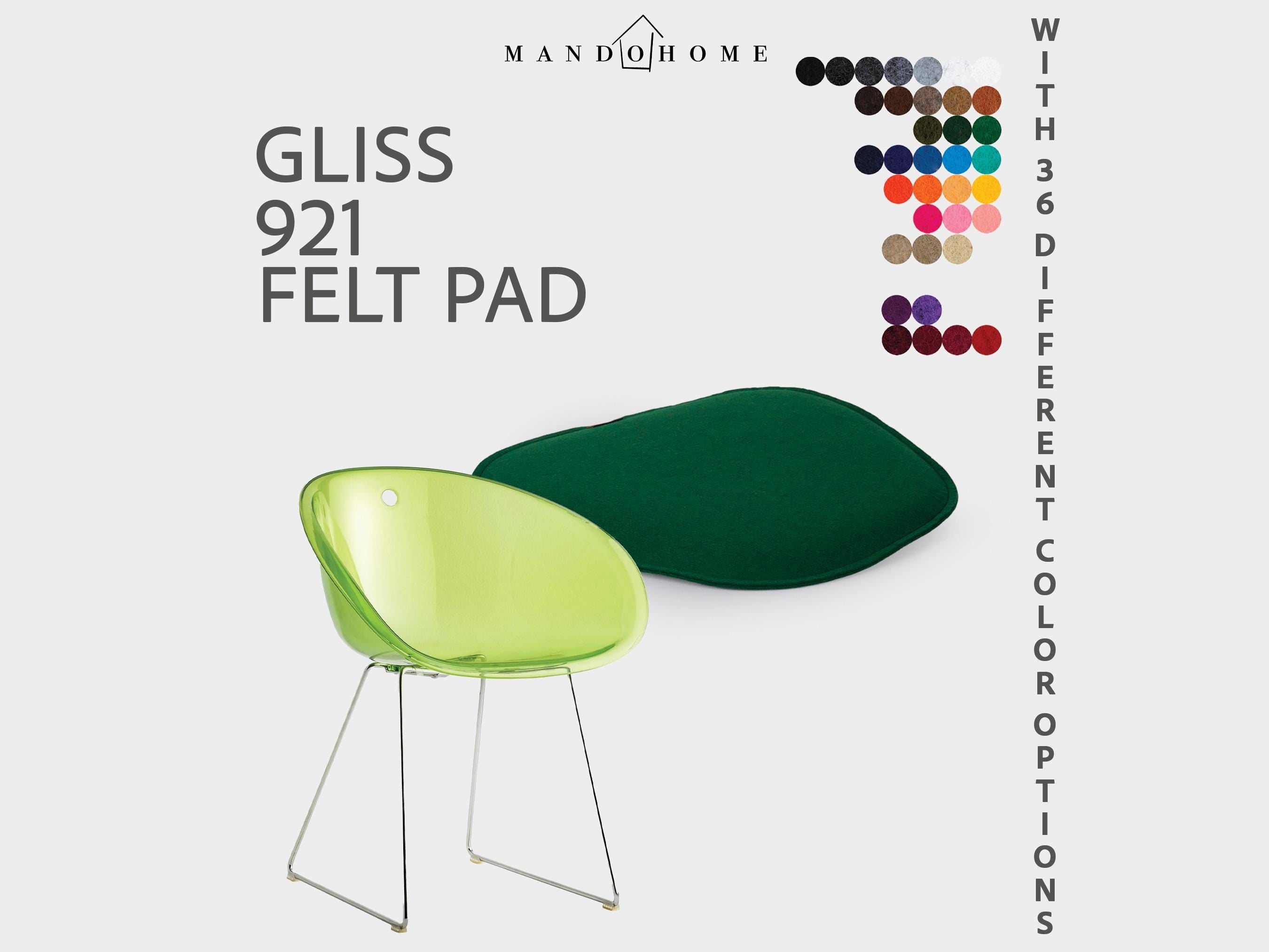 Gliss 921 Chair Cushion, Felt Seat Pad with Non-Slip Option
