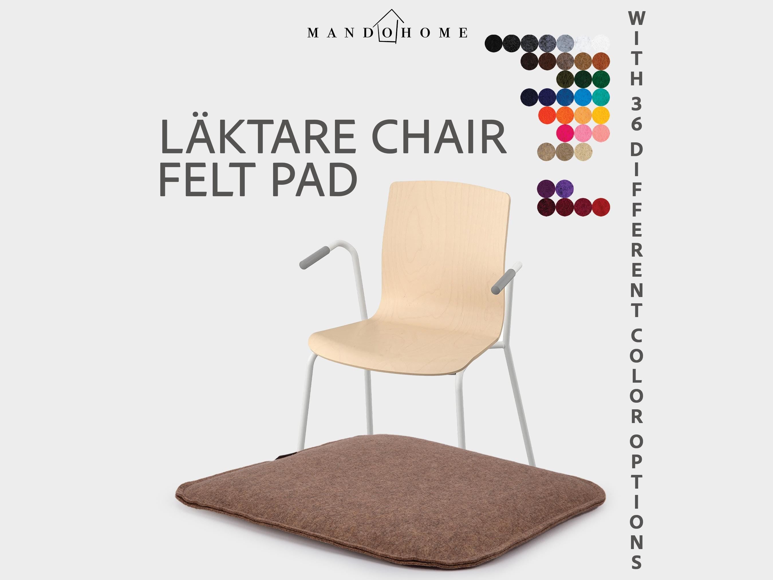 Custom Laktare Chair Cushion, Felt Seat Pad with Non-Slip Option