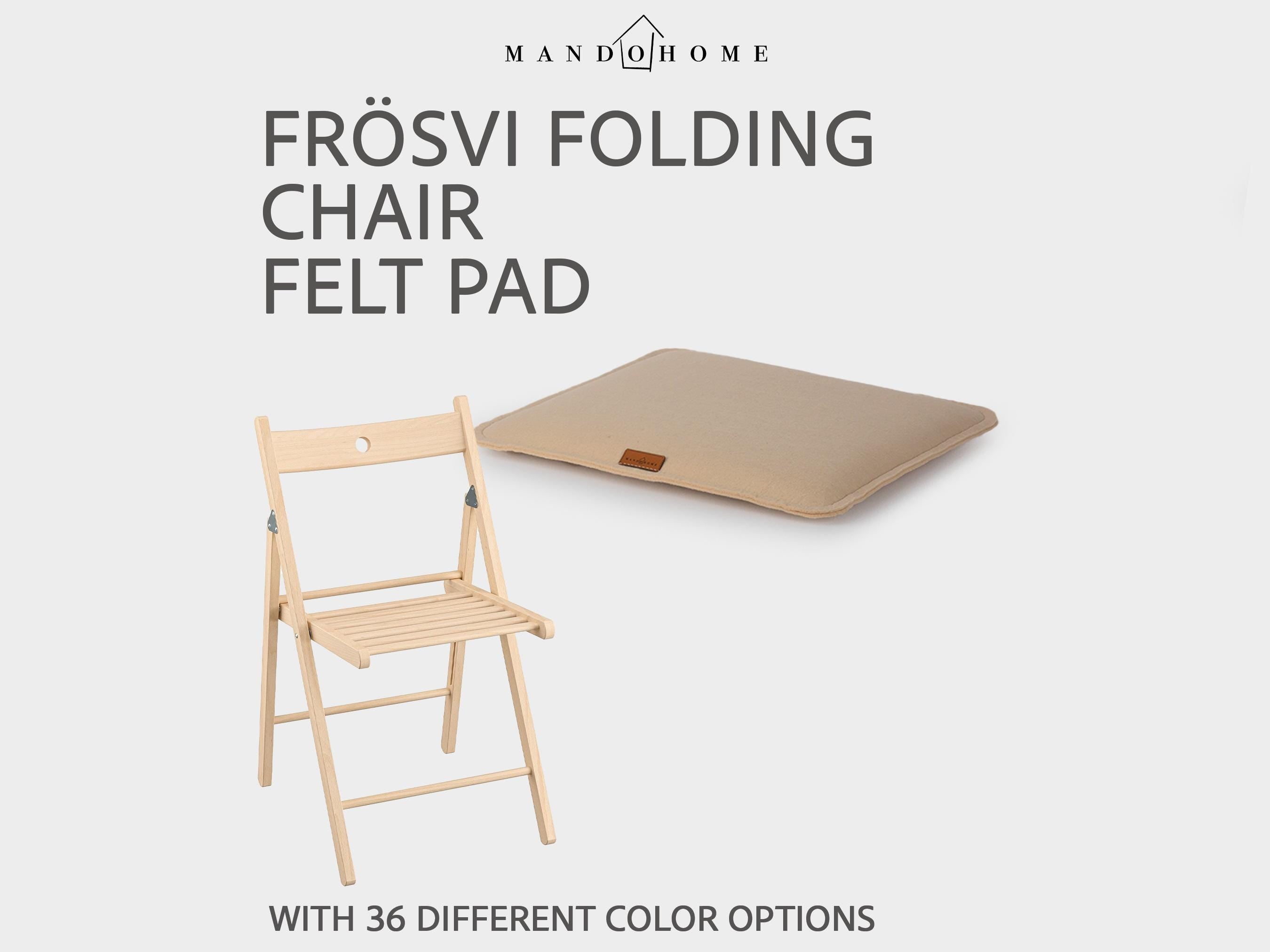 Felt Cushion for Frosvi Folding Chair, Non-Slip Option, Custom Seat Pad
