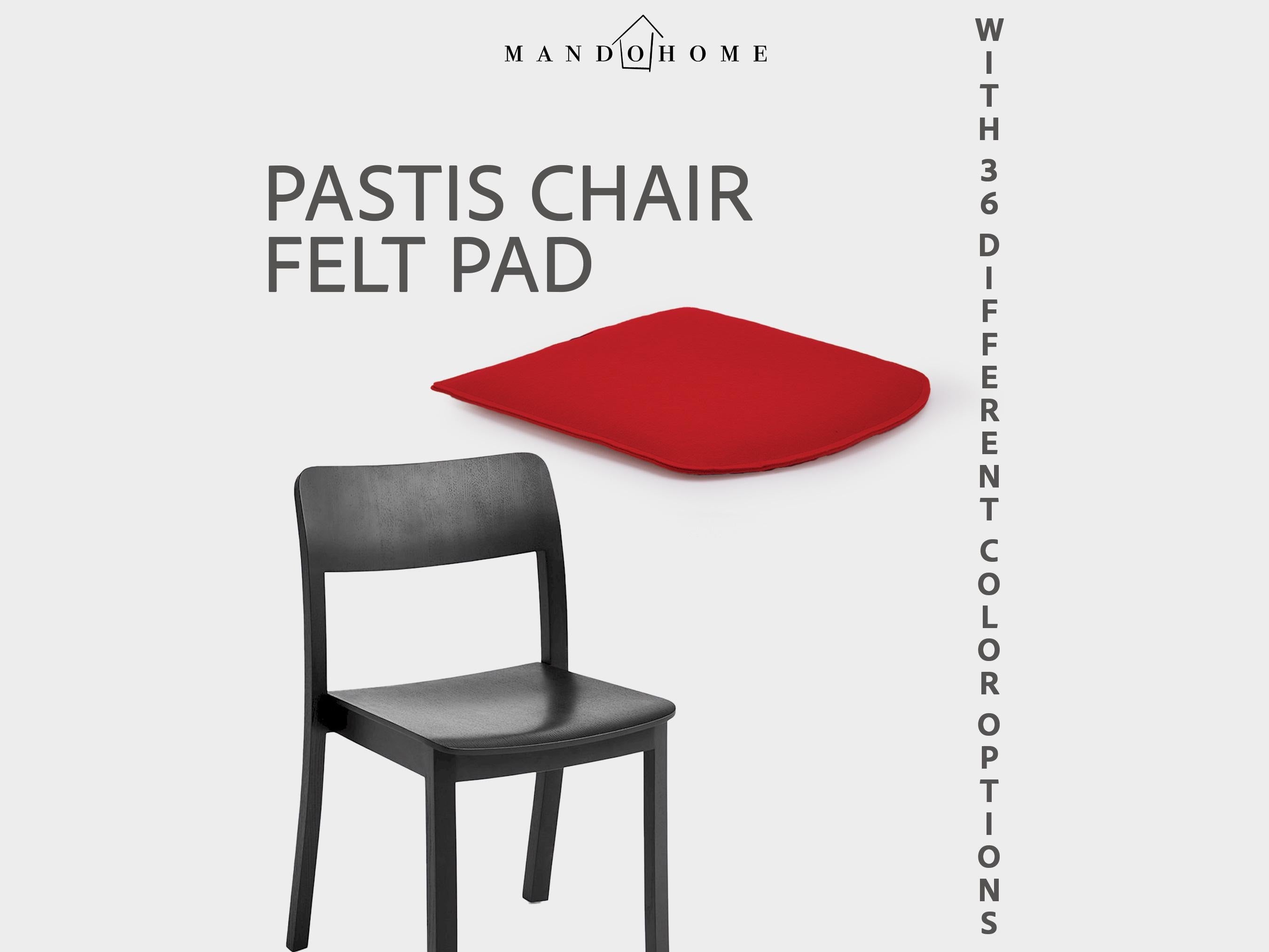 Pastis Chair Felt Cushion Pad – Non Slip Seat Protector