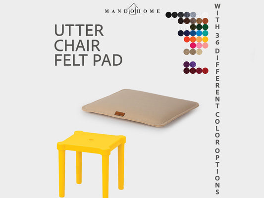 Utter Chair Cushion – Felt Seat Pad for Kids Chair with Non Slip Option