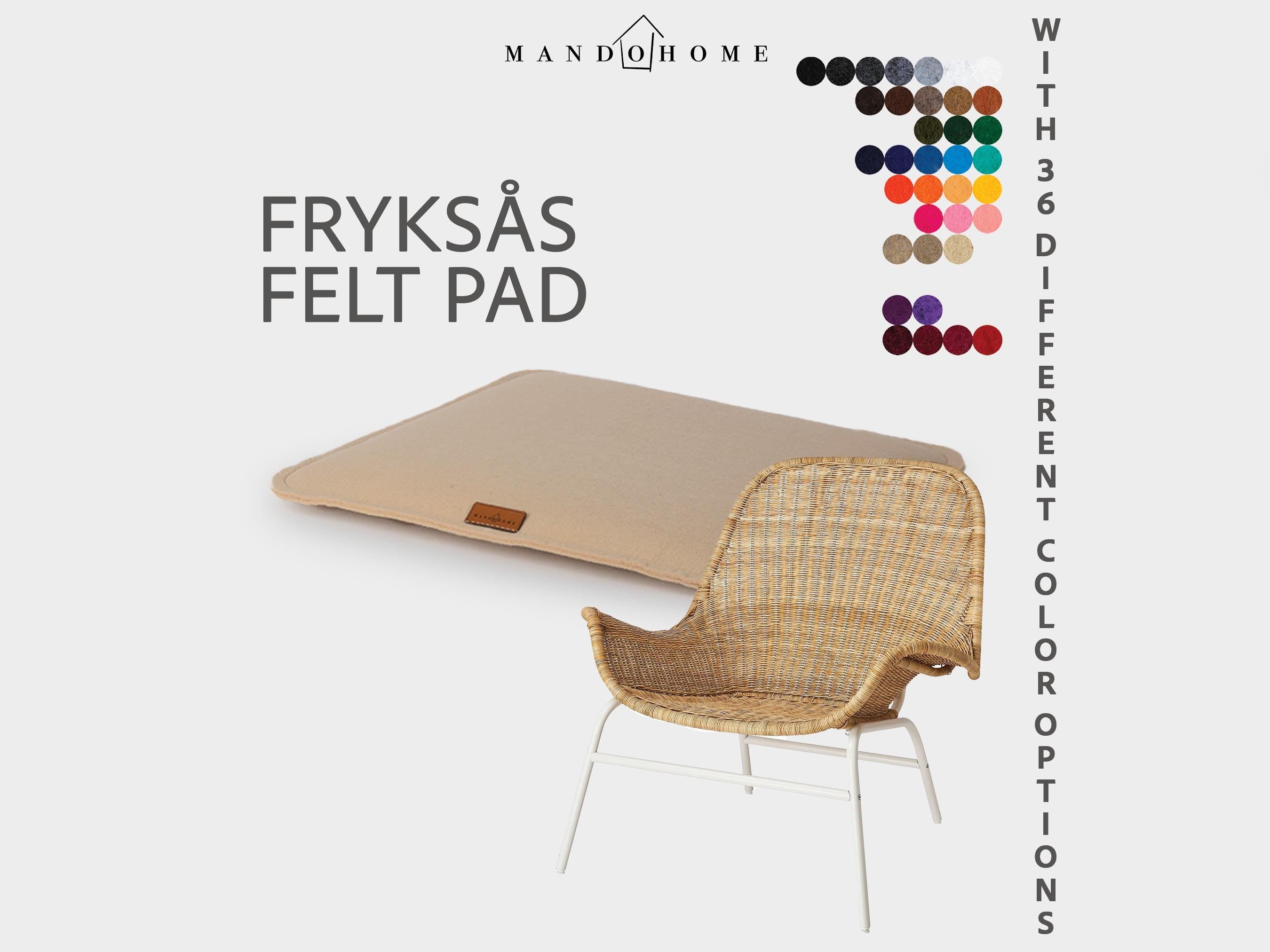 Felt Cushion for Fryksas Chair, Non-Slip Option, Custom Seat Pad