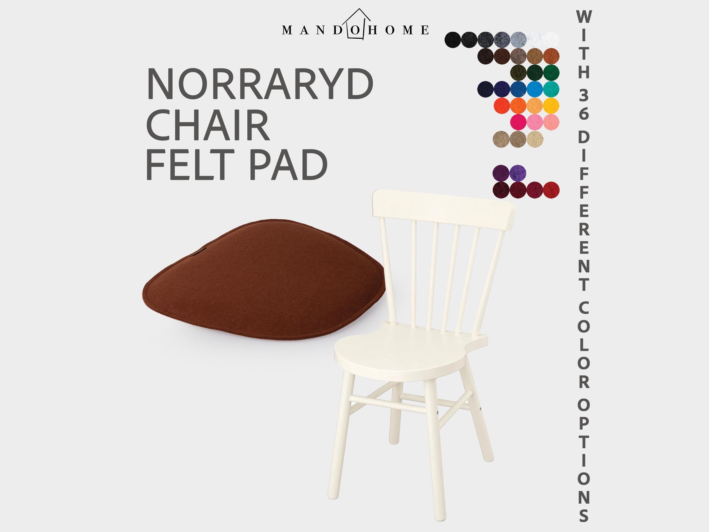 Custom Norraryd Chair Cushion, Felt Seat Pad with Non-Slip Option