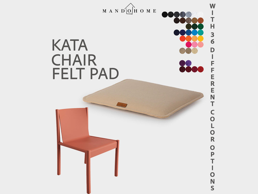 Felt Chair Cushion for Kata Chair with Non Slip Option