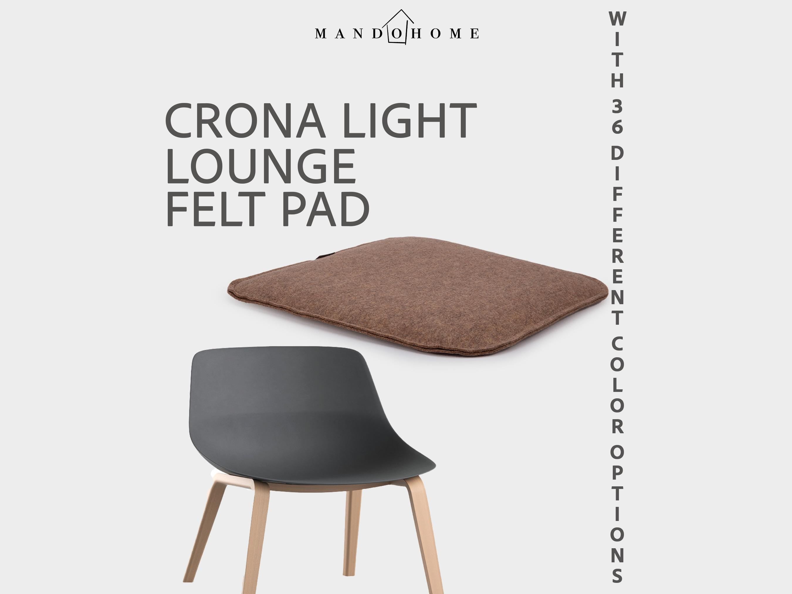 Non-Slip Felt Cushion for Crona Light Lounge Chair