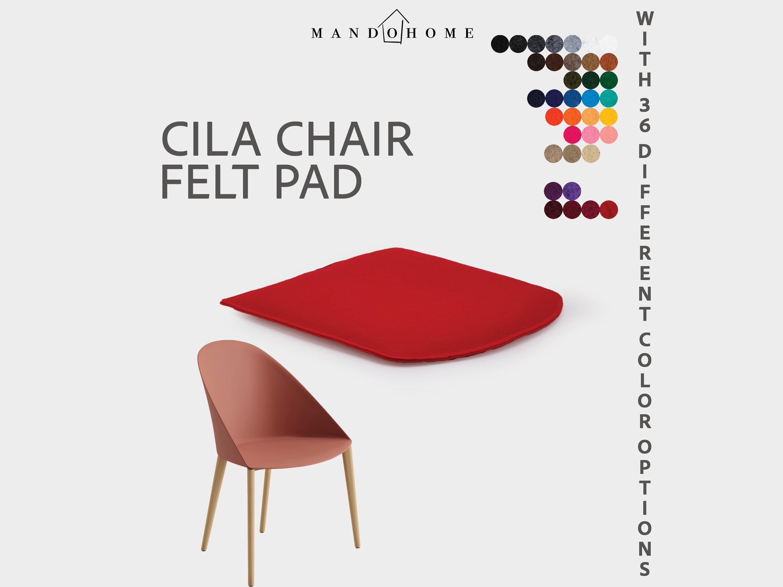 Felt Chair Cushion for Cila Chair Non Slip Seat Pad