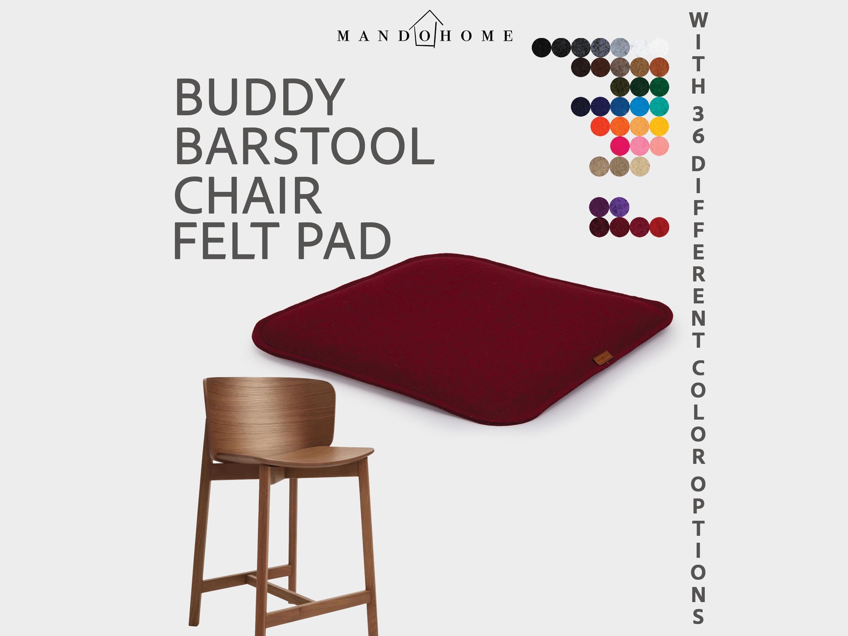 Buddy Bar Stool Felt Chair Cushion Non Slip