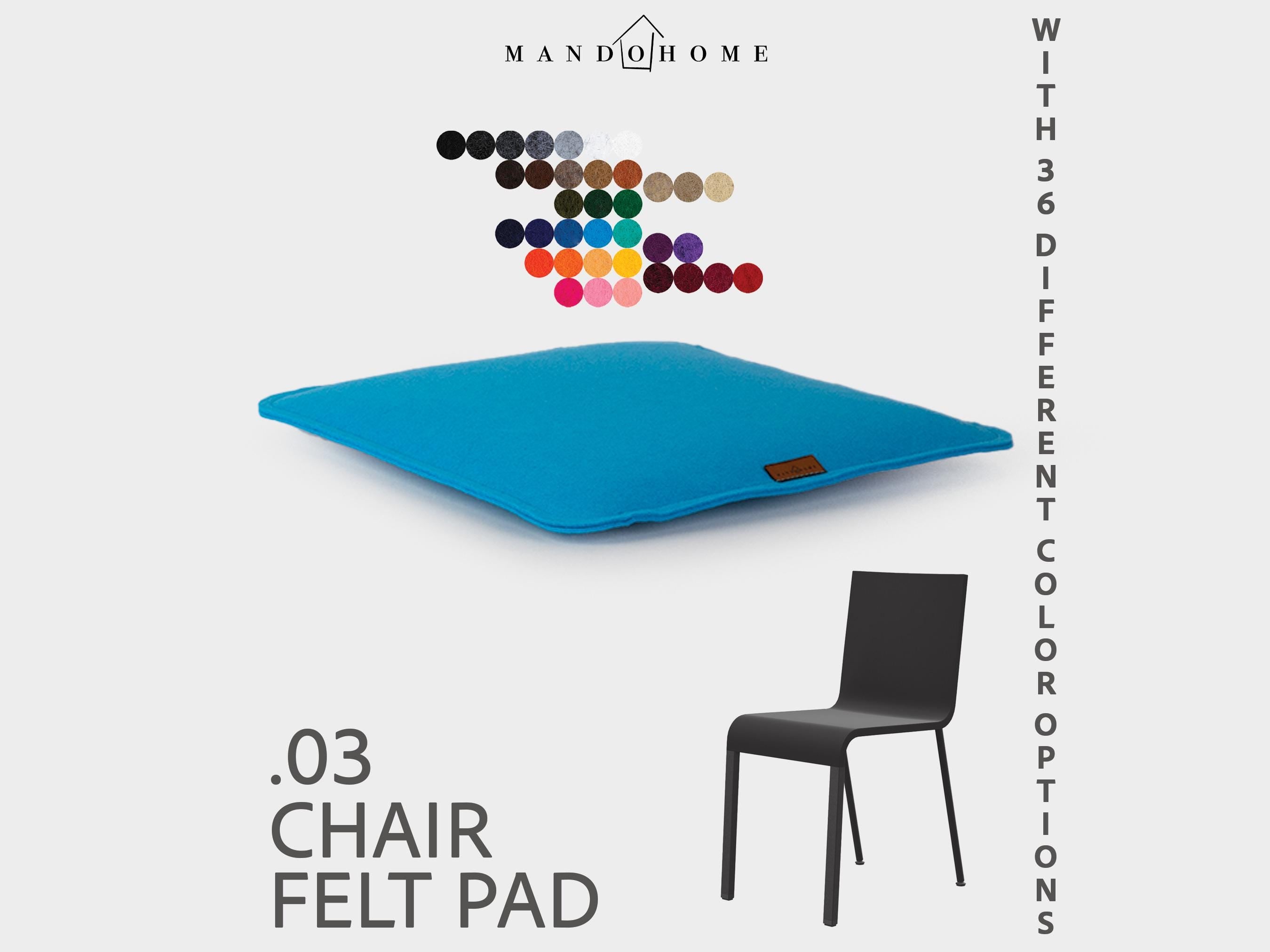 Felt Chair Cushion for .03 Chair with Non Slip Option
