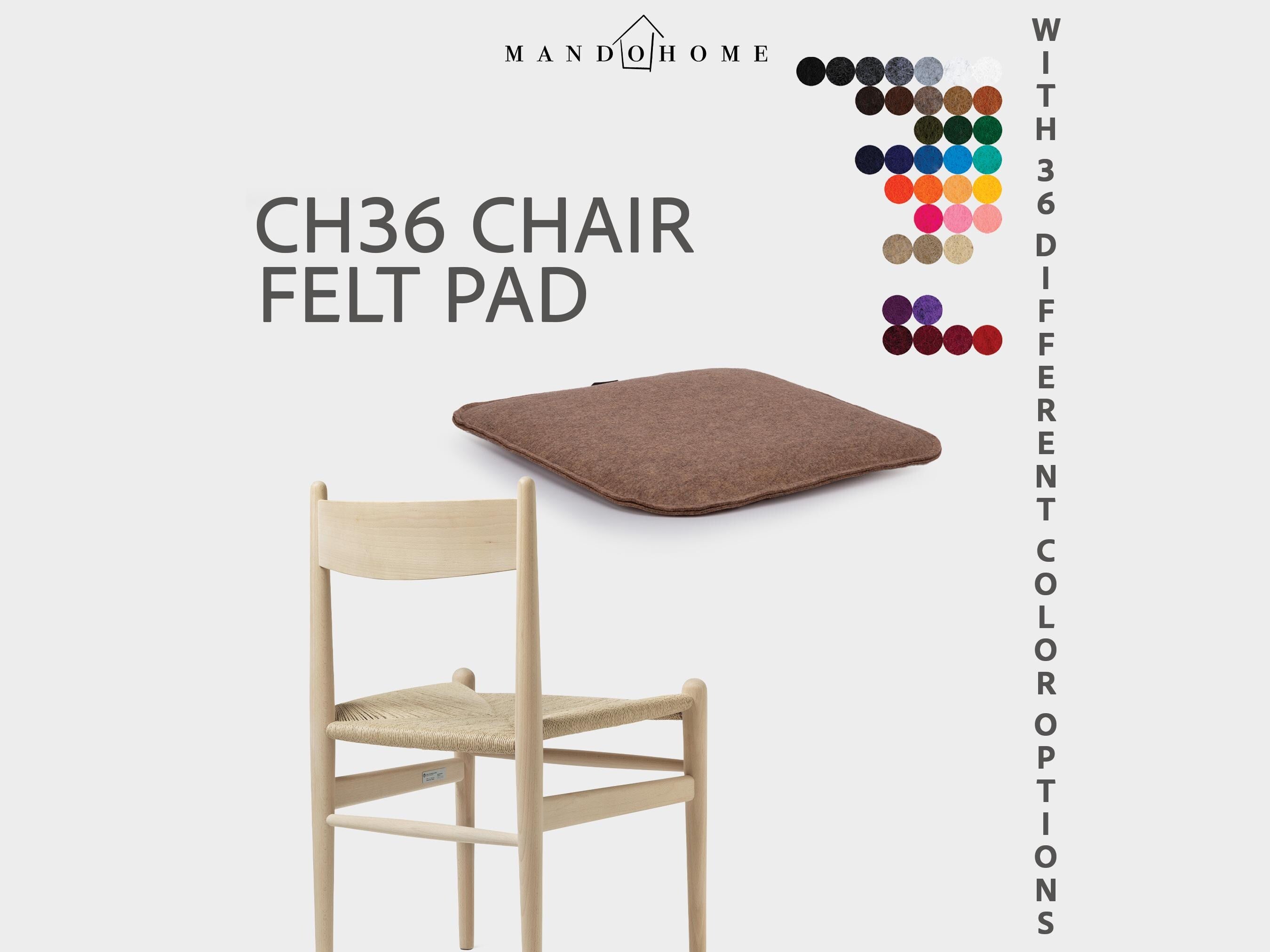 CH36 Chair Felt Seat Cushion With Non Slip Base