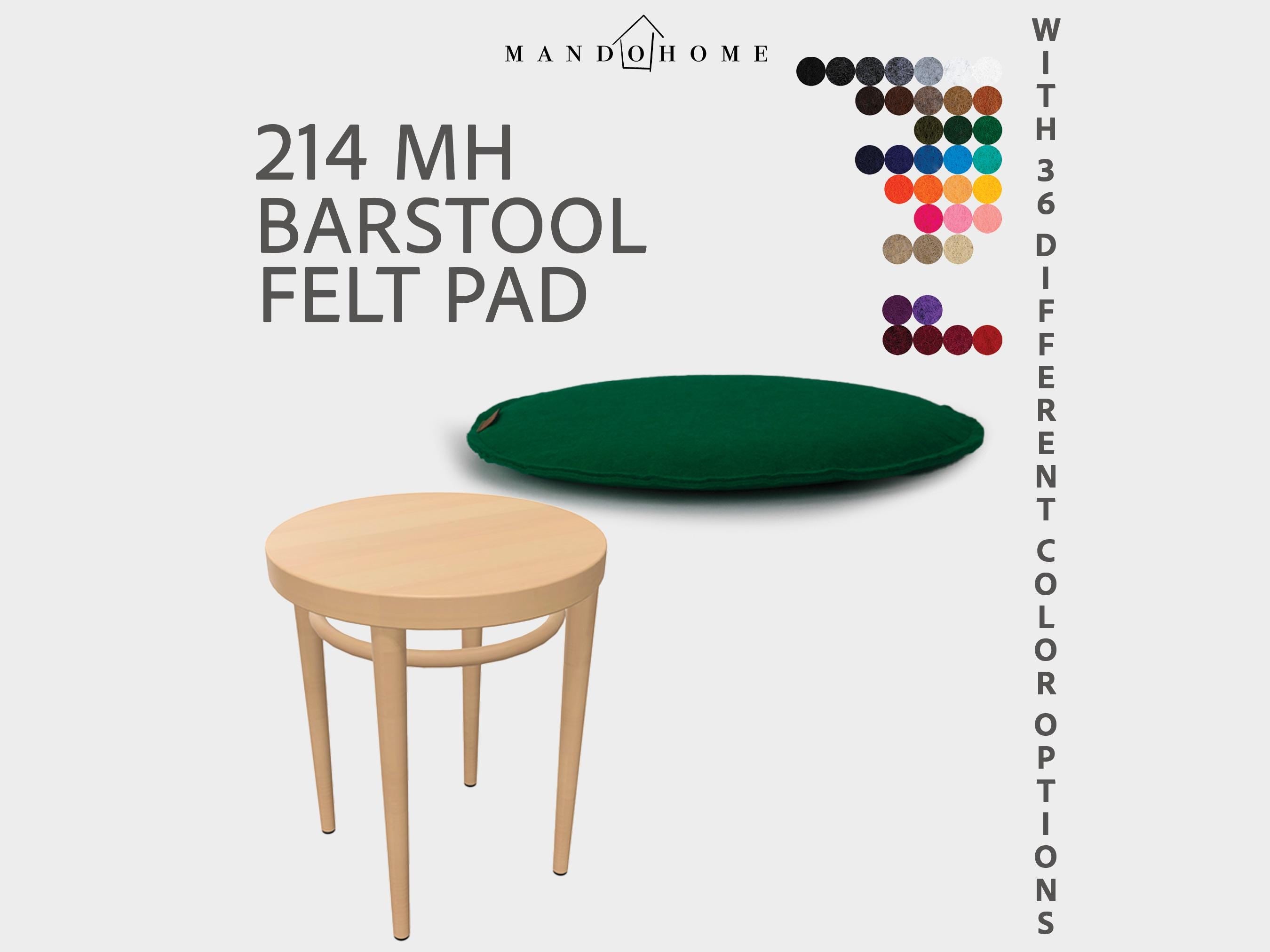 Felt Chair Cushion for 214 MH Barstool with Non Slip Option