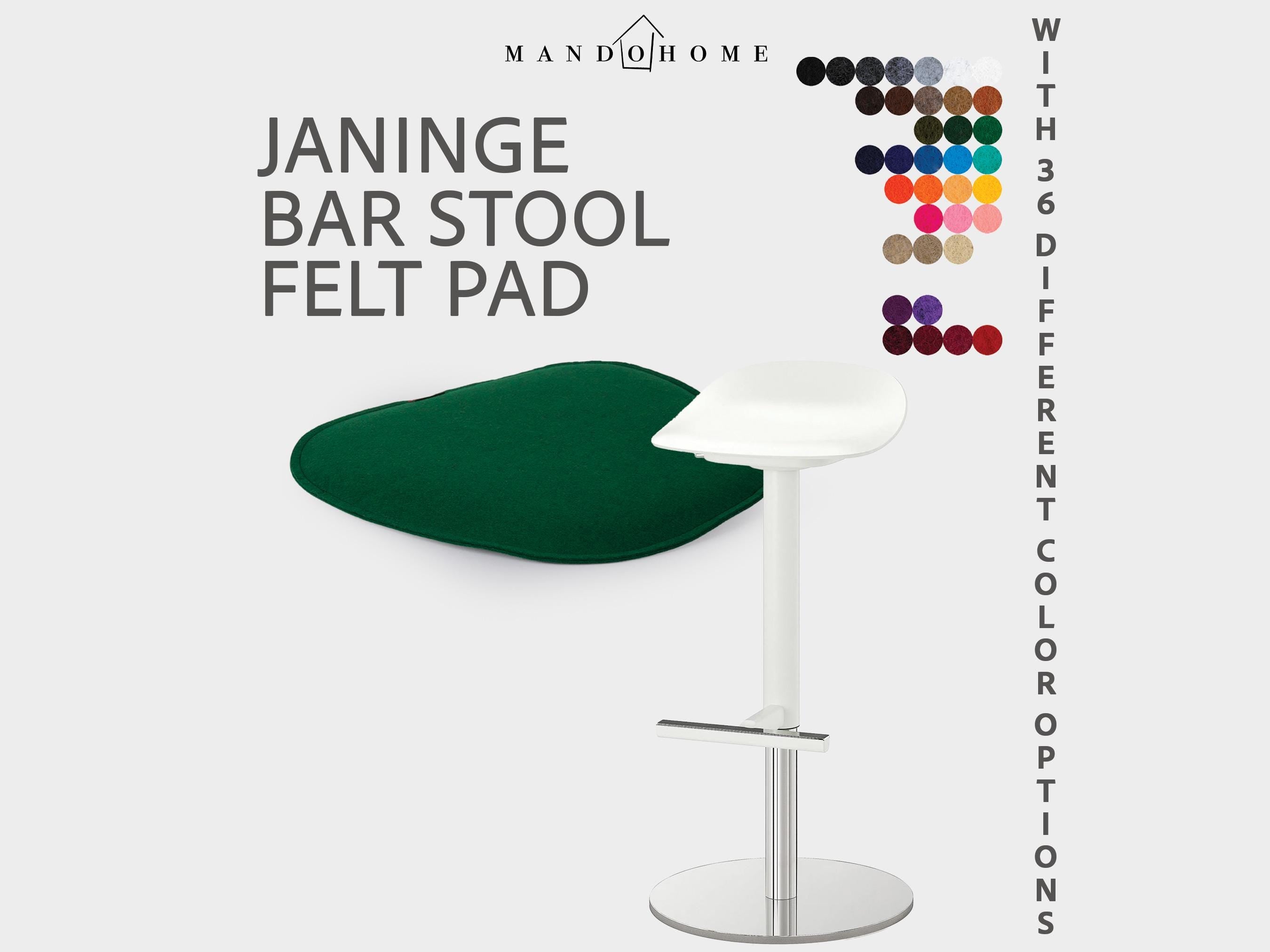 Felt Chair Cushion for Janinge Bar Stool With Non Slip Option