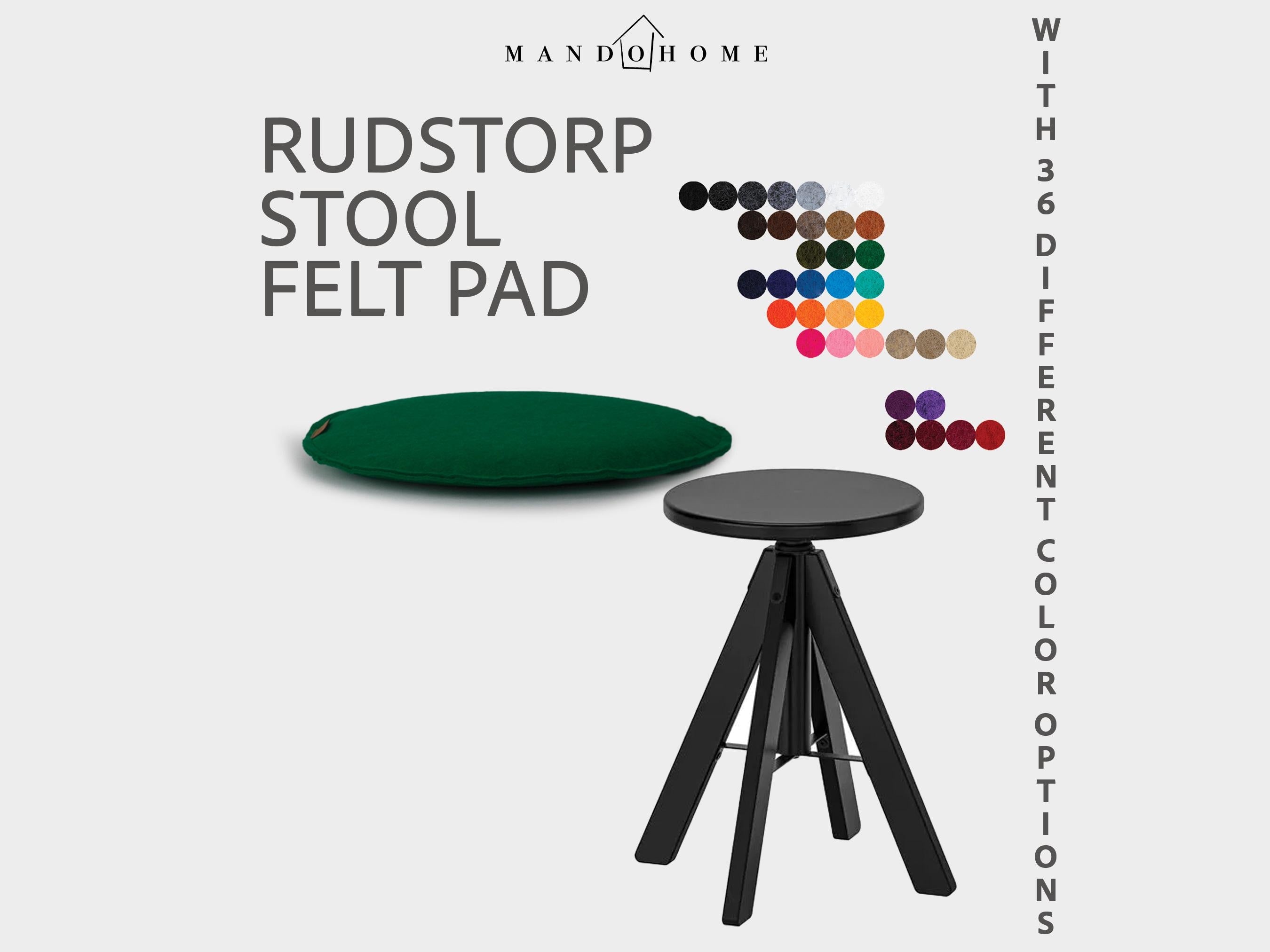 Felt Chair Cushion for Rudstorp Stool With Non Slip Option