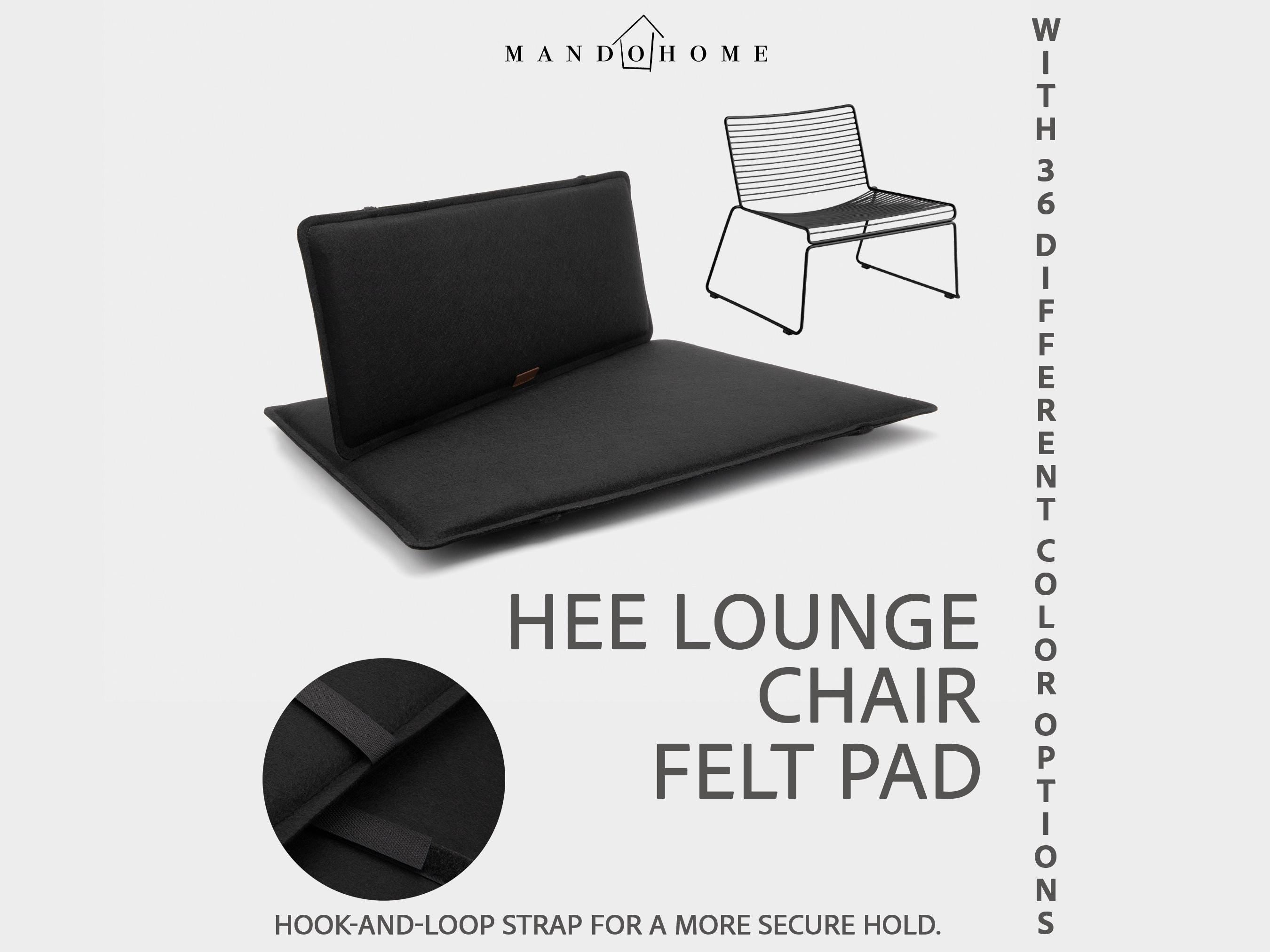Customizable Felt Seat Cushion for Hee Lounge Chair - 36 Colors, Comfort & Protection